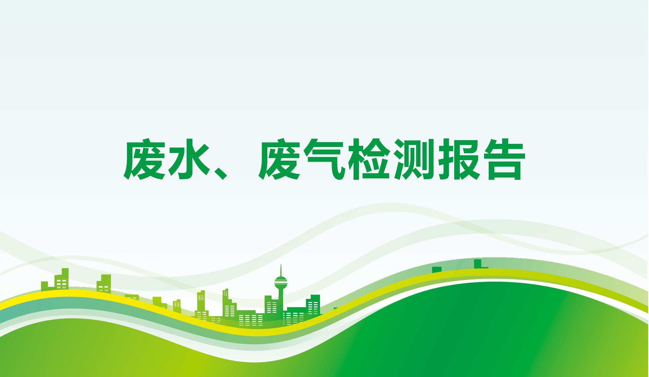 废水、废气检测报告-海一